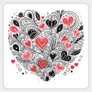 Valentine's Day Pattern Magnet